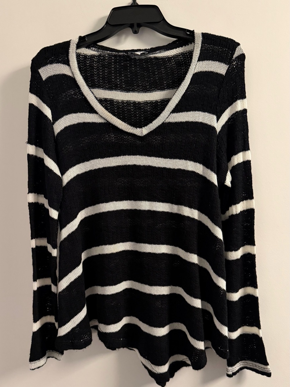Splendid open stitch asymmetrical sweater